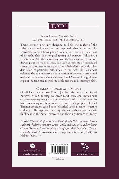 Obadiah, Jonah and Micah