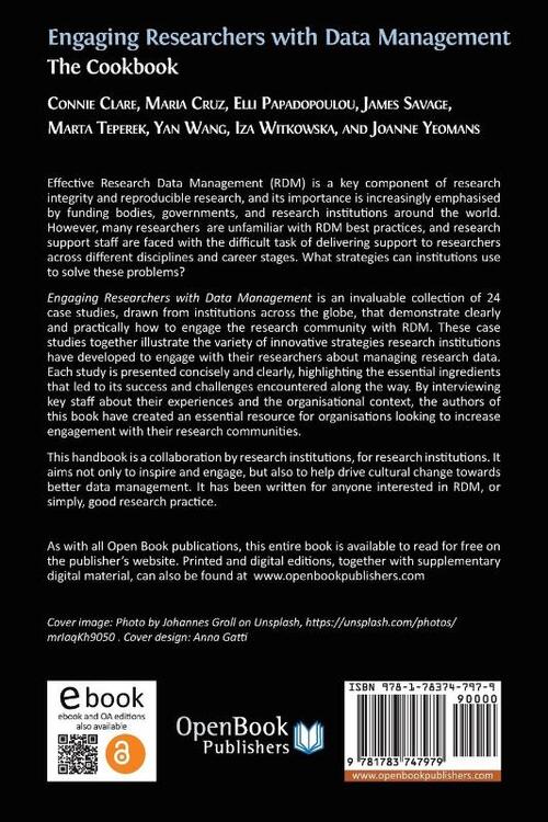 Engaging Researchers with Data Management