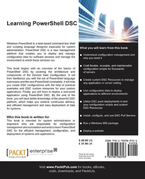 Learning PowerShell DSC