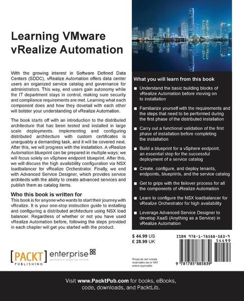 Learning VMware vRealize Automation