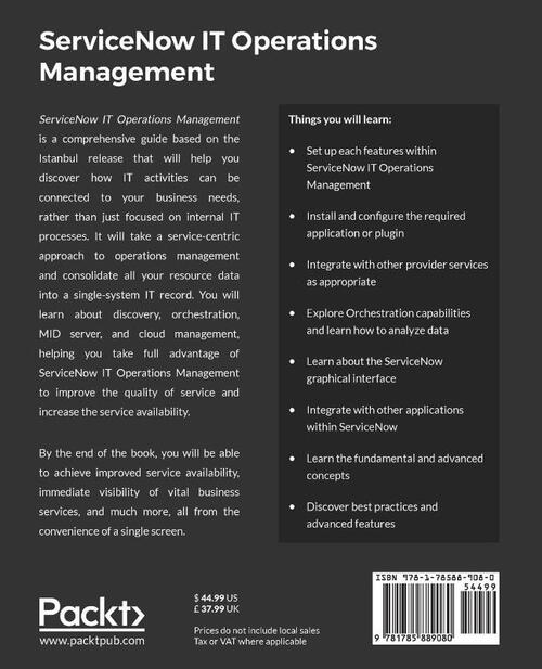 ServiceNow IT Operations Management