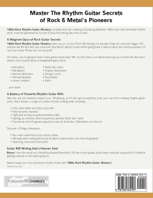 1980s Rock Rhythm Guitar Mastery