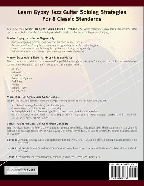 Gypsy Jazz Guitar Soloing Etudes - Volume One