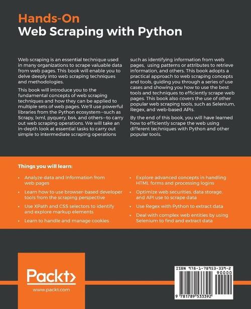 Hands-On Web Scraping with Python
