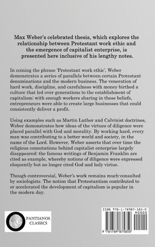 The Protestant Ethic and the Spirit of Capitalism