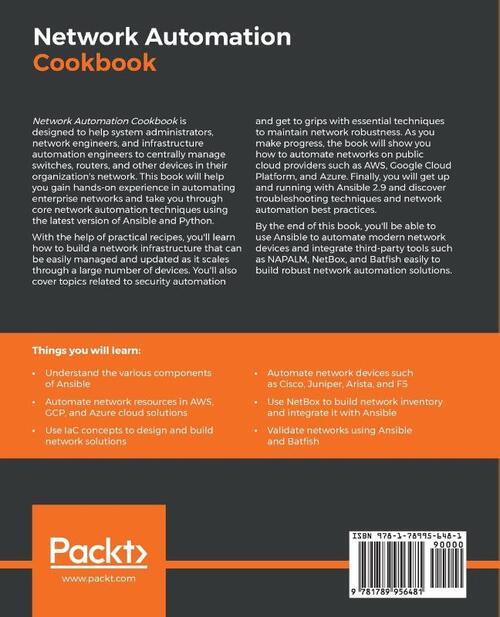 Network Automation Cookbook