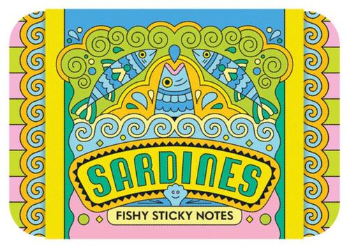 Sardines Fishy Sticky Notes
