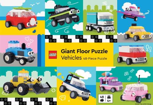 Lego 48-Piece Giant Floor Puzzle: Vehicles