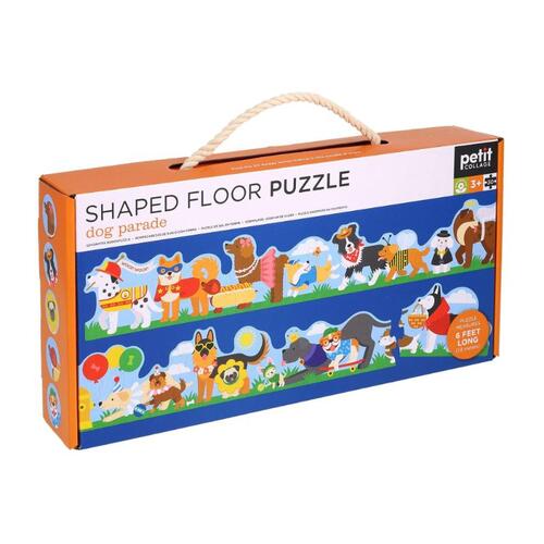 Dog Parade Shaped Floor Puzzle