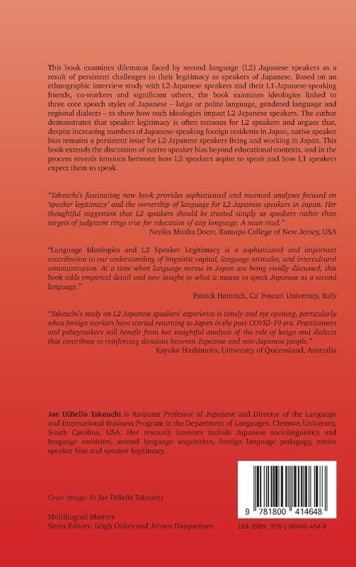 Language Ideologies and L2 Speaker Legitimacy