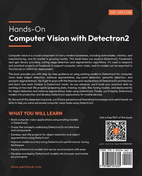 Hands-On Computer Vision with Detectron2