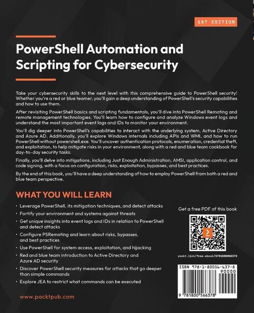 PowerShell Automation and Scripting for Cybersecurity
