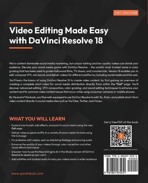 Video Editing Made Easy with DaVinci Resolve 18