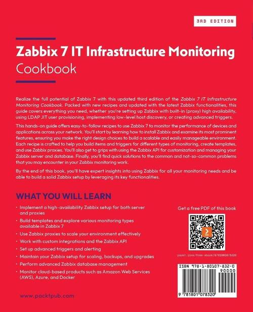 Zabbix 7 IT Infrastructure Monitoring Cookbook - Third Edition