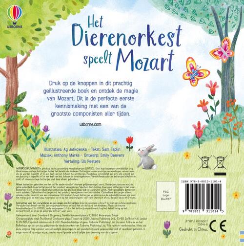 Het dierenorkest speelt Mozart