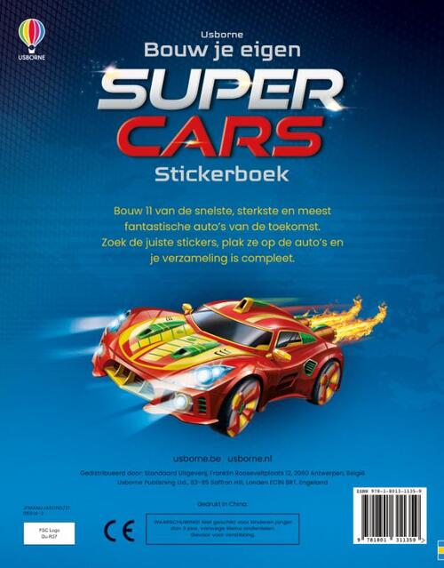 Supercars stickerboek