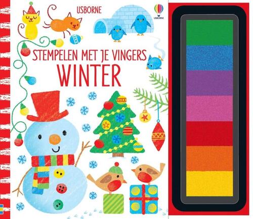 Stempelen met je vingers Winter