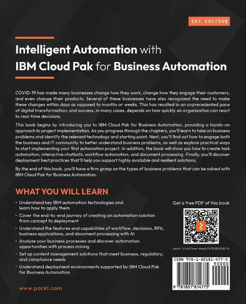 Intelligent Automation with IBM Cloud Pak for Business Automation
