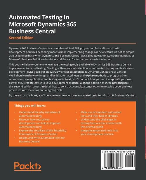 Automated Testing in Microsoft Dynamics 365 Business Central
