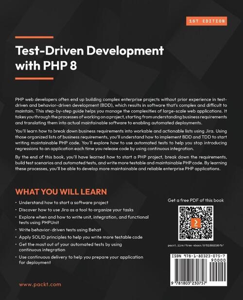 Test-Driven Development with PHP 8