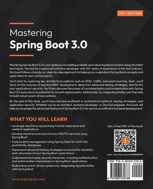 Mastering Spring Boot 3.0