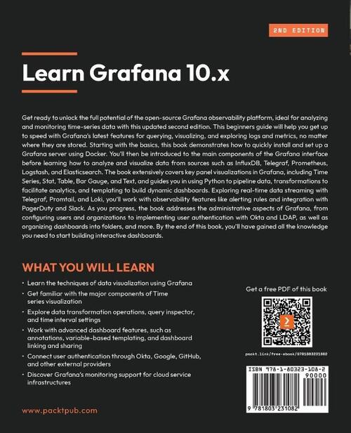 Learn Grafana 10.x - Second Edition