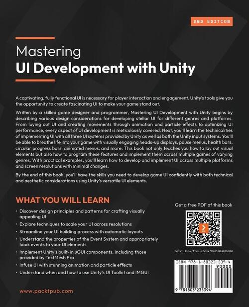 Mastering UI Development with Unity - Second Edition