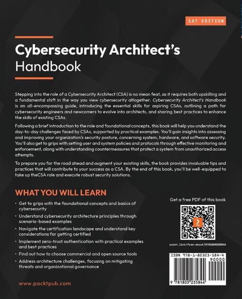 Cybersecurity Architect's Handbook