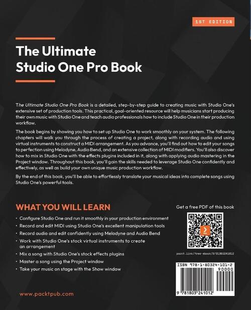 The Ultimate Studio One Pro Book