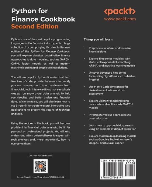 Python for Finance Cookbook - Second Edition
