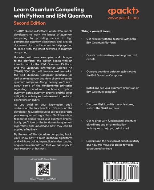 Learn Quantum Computing with Python and IBM Quantum - Second Edition