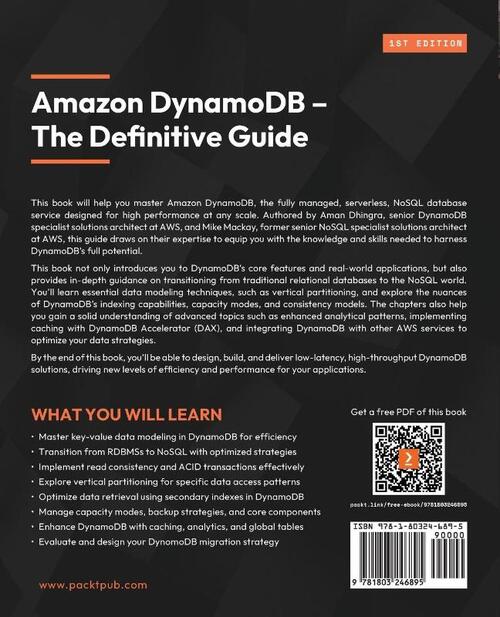 Amazon DynamoDB - The Definitive Guide