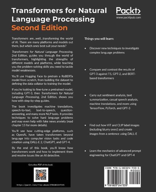 Transformers for Natural Language Processing