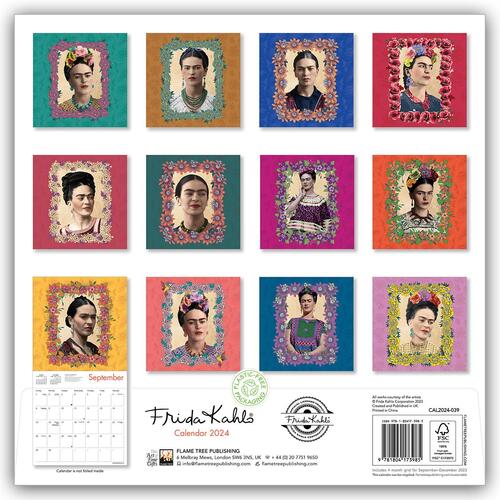 Frida Kahlo Wall Calendar 2024 (Art Calendar)