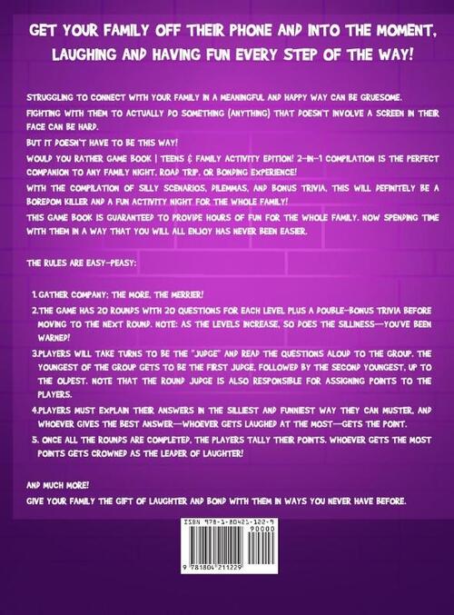 Would You Rather Game Book | Teens & Family Activity Edition!