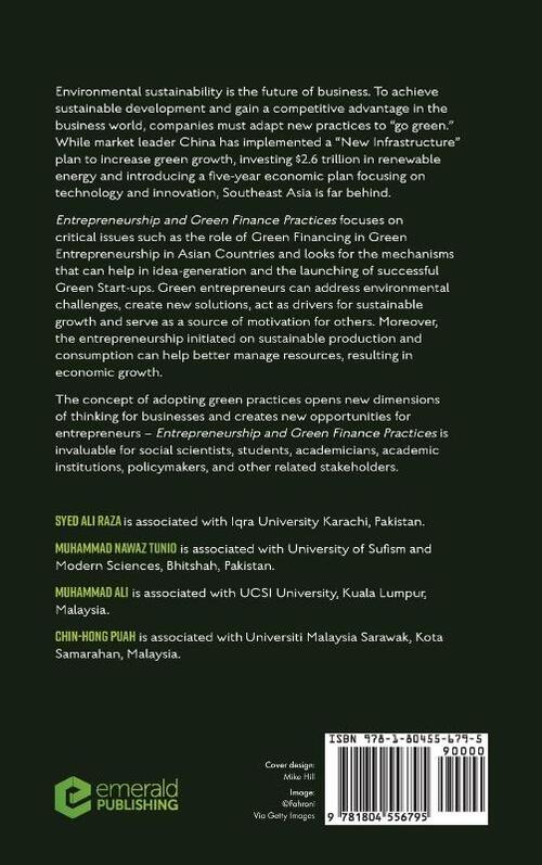 Entrepreneurship and Green Finance Practices