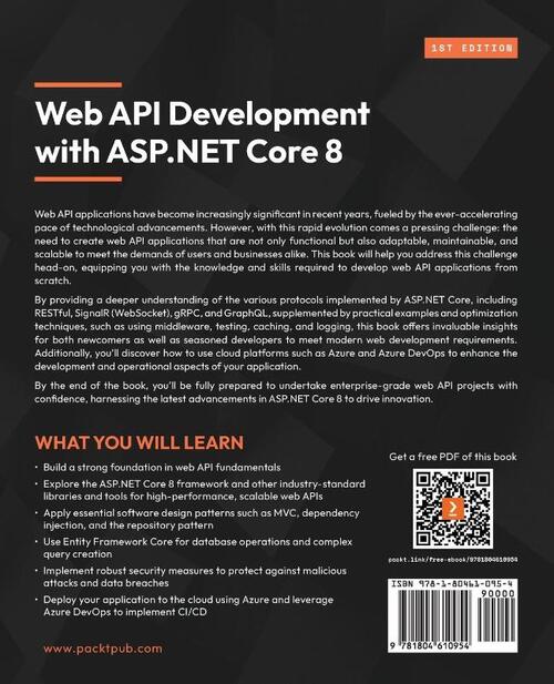 Yan, X: Web API Development with ASP.NET Core 8