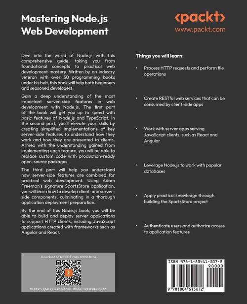 Mastering Node.js Web Development