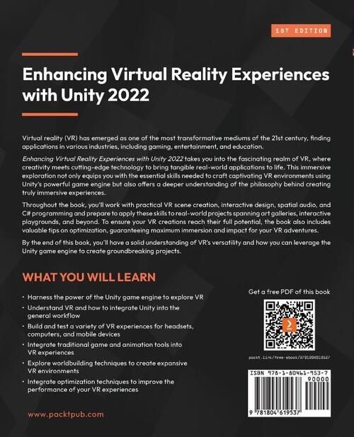 Enhancing Virtual Reality Experiences with Unity 2022