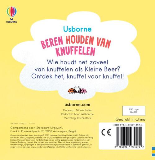Beren houden van knuffelen