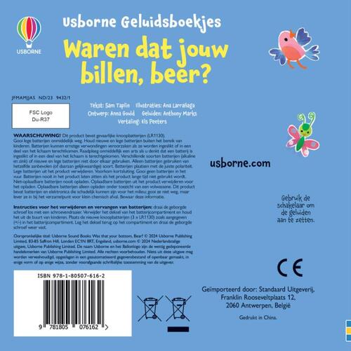 Waren dat jouw billen, beer?