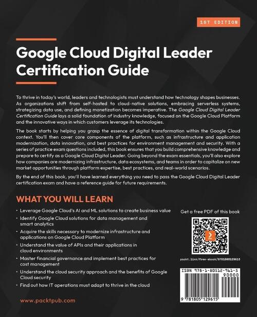 Google Cloud Digital Leader Certification Guide
