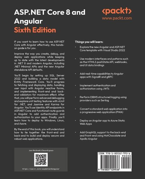 ASP.NET Core 8 and Angular - Sixth Edition