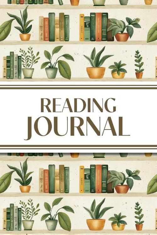 Reading Journal (Bookshelves with Greenery)