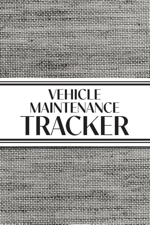 Vehicle Maintenance Tracker (Textured Paper Charcoal)