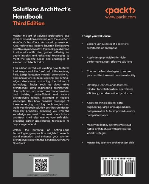 Solutions Architect's Handbook - Third Edition