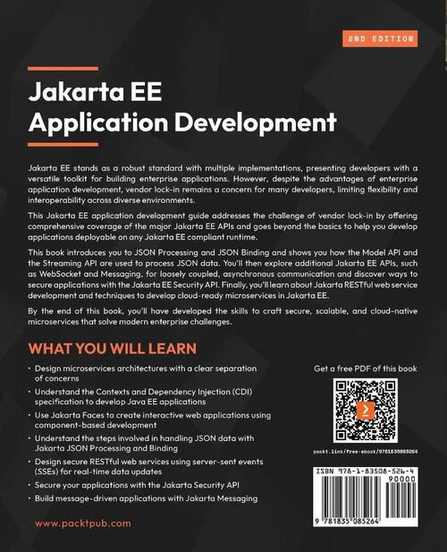 Jakarta EE Application Development - Second Edition