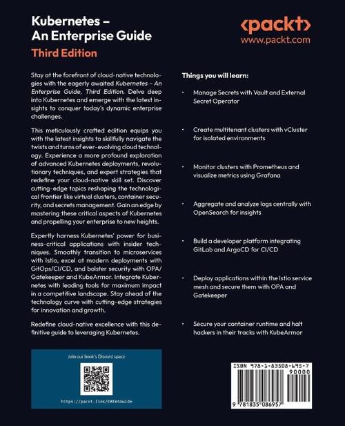 Kubernetes - An Enterprise Guide - Third Edition