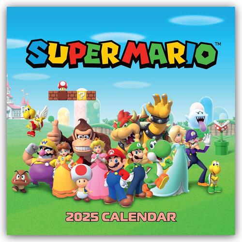 Official Super Mario Square Calendar 2025