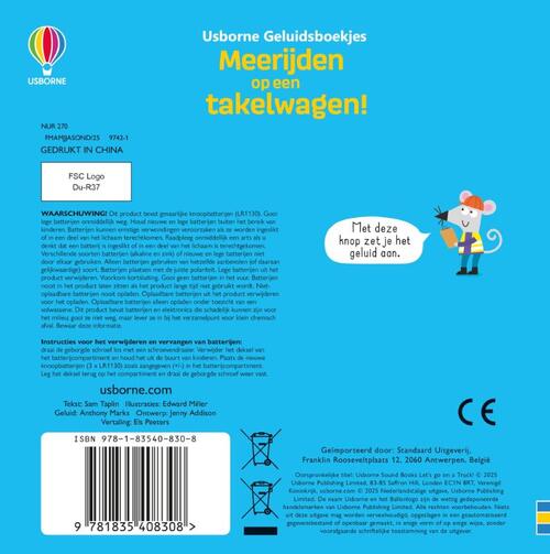 Meerijden op een takelwagen!